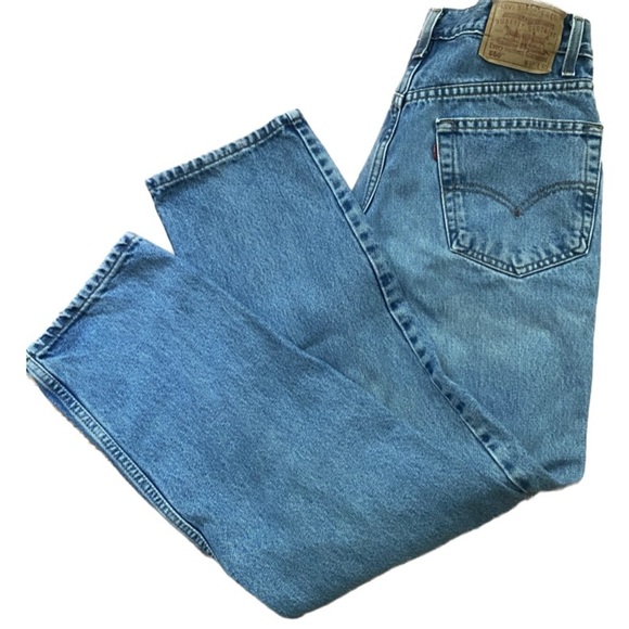 Levi's Other - VINTAGE Y2K LEVI'S 550 RELAXED FIT STRAIGHT LEG JEANS MADE IN COLUMBIA 33X30 EC
